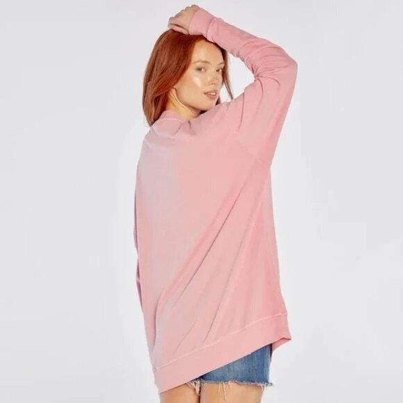 NWT Wildfox pink hotel “Roadtrip” print sweatshirt, L - Picture 5 of 7